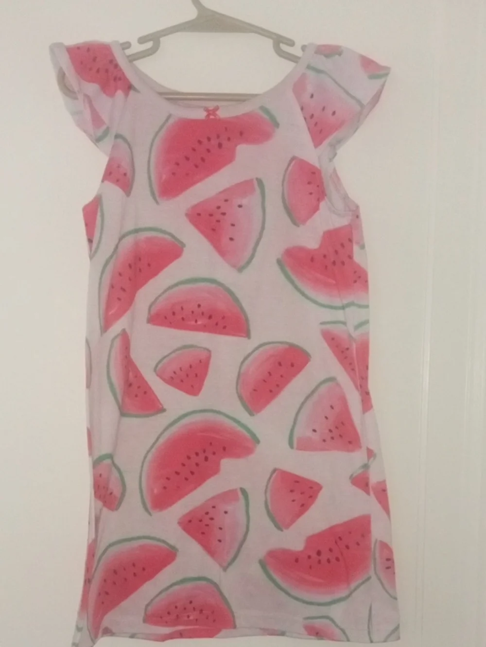 Watermelon Print nightgown, girl 4t
